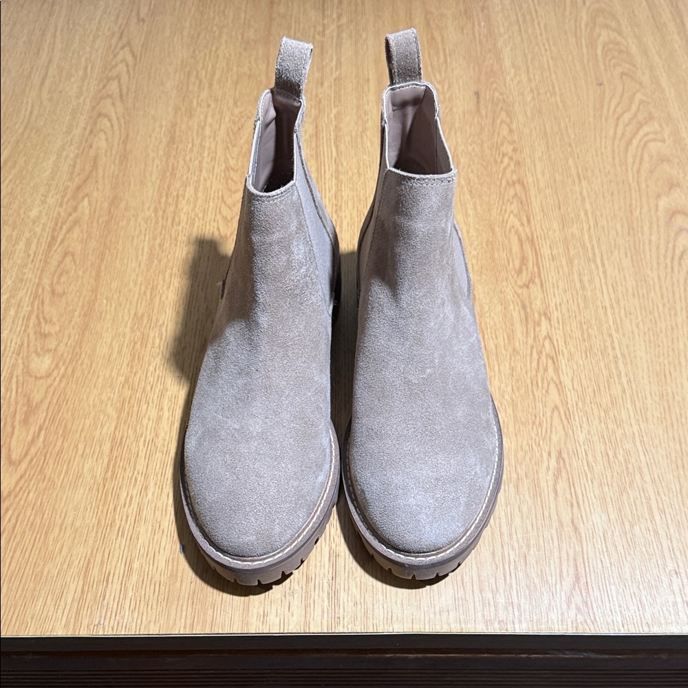 Steve Madden Women's Tan Suede Ankle Booties